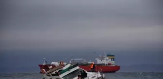 Tekirdağ'da Fırtına Nedeniyle Mahsur Kalan İki Kişi Kurtarıldı