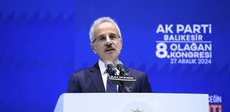 Bakan Uraloğlu, AK Parti Balıkesir 8. Olağan İl Kongresi'nde konuştu Açıklaması