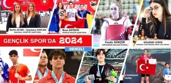 Denizlili sporcular 2024 yılında farkını ortaya koydu