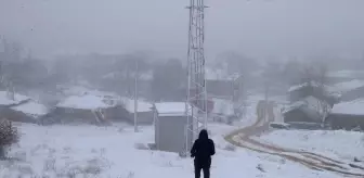 Edirne'nin Yüksek Kesimlerinde Kar Yağışı Başladı