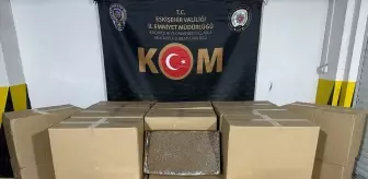 Eskişehir'de 603 Bin Makaron Ele Geçirildi, 2 Şüpheli Tutuklandı