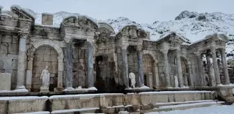 Sagalassos Antik Kenti Kar Altında Büyüleyici Görünüme Kavuştu