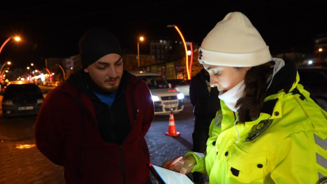 Fines Rained Down During Traffic Inspections Before the New Year in Kırıkkale