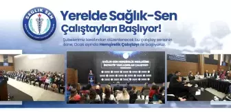 Sağlık-Sen, Yerelde Çalıştaylar ile Sağlık Çalışanlarının Sorunlarını Dinleyecek