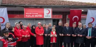 Türk Kızılay Elmadağ'da 'İbrahim Özdemir Sevgi Butiği' açtı