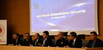 Adli Kolluk Değerlendirme Toplantısı Eskişehir'de Gerçekleştirildi