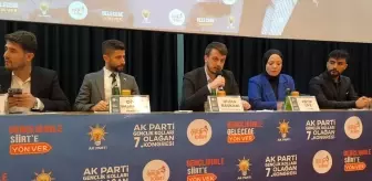 AK Parti Siirt Gençlik Kolları 7. Olağan Kongresi Yapıldı