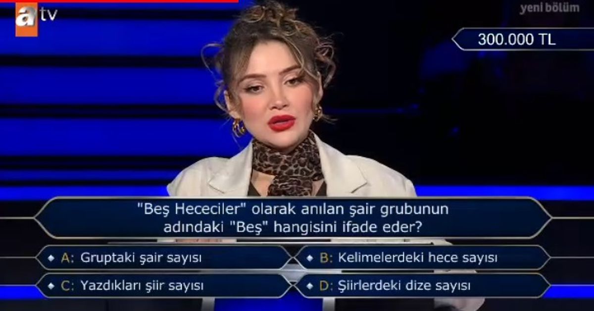 'Beş Hececiler' olarak anılan şair grubunun adındaki 'Beş' hangisini ifade eder?