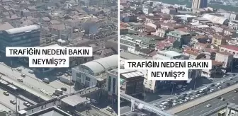 Çektiği videoyla trafikteki gizemli sıkışıklığın nedenini açıkladı