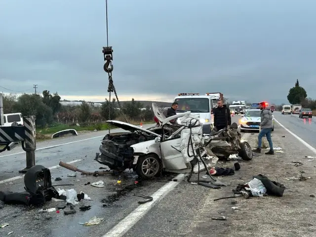 A horrific accident on the way to the wedding! The car was totaled, a family was lost