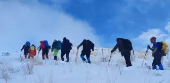 Van'da Dağcılar Hayal Dağı'nın Zirvesine Tırmandı