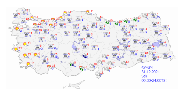 31 Aralık Ankara hava durumu | Ankara'da hava nasıl olacak? Ankara günlük ve 5 günlük hava durumu 31 Aralık Ankara hava durumu | Ankara'da hava nasıl olacak? Ankara günlük ve 5 günlük hava durumu
