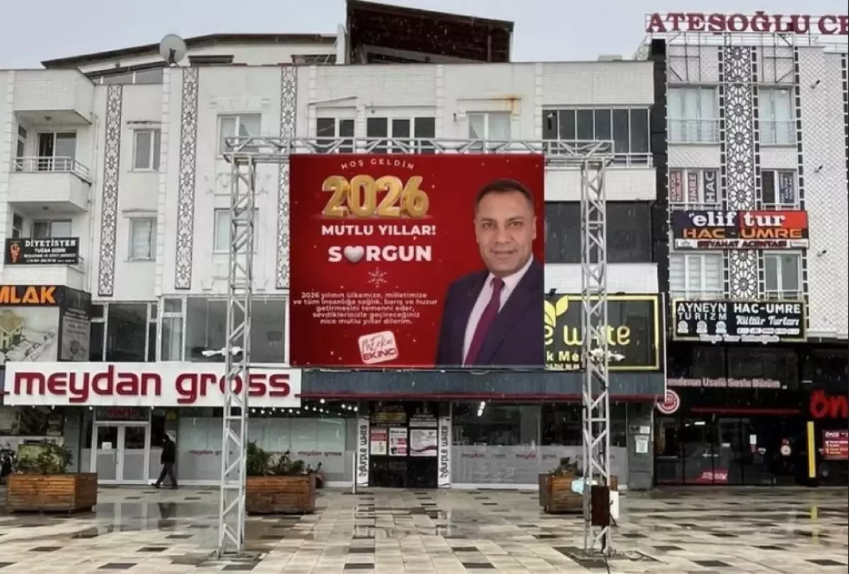 Belediye başkanı 2025'i değil 2026'yı kutladı