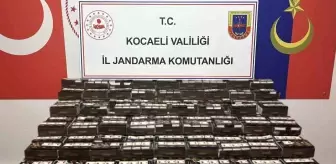 Kocaeli'nde 90 Bin Kaçak Makaron Ele Geçirildi