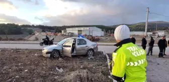 Domaniç'te Kavşakta Kaza: 1 Yaralı