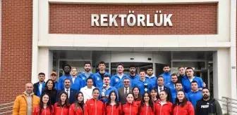 BŞEÜ Spor Takımları Rektör ile Bir Araya Geldi