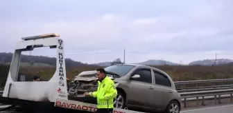 Sinop'ta Trafik Kazası: 1 Yaralı