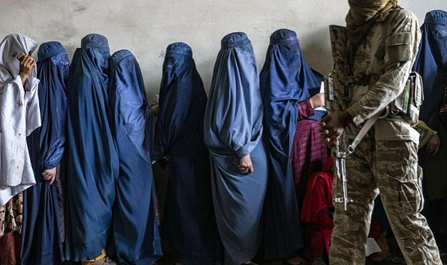 The Taliban has banned women from looking outside through the window