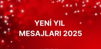 YENİ YIL MESAJLARI 2025: En güzel yeni yıl ve 2025 mesajları! 2025 Hoş geldin sözleri ve mesajları..