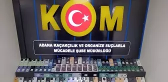 Adana'da Yolcu Otobüsünde 188 Gümrük Kaçağı Cep Telefonu Ele Geçirildi