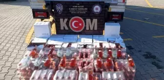 Aydın'da 444 Litre Sahte Alkollü İçecek Ele Geçirildi