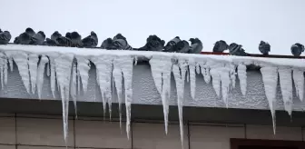 Erzurum'da Çatılardaki Kar ve Buz Tehlikesine Çözüm İsteniyor