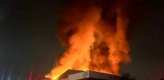 Kayseri'de Boru Fabrikasında Yangın Çıktı