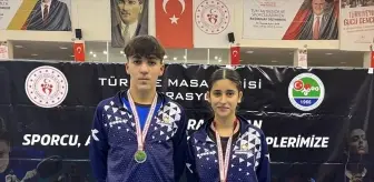 Kocasinan Belediyesi Spor Kulübü Masa Tenisi Takımına İki Türkiye İkinciliği