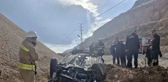 Mardin'de Takla Atan Otomobilin Sürücüsü Yaralandı