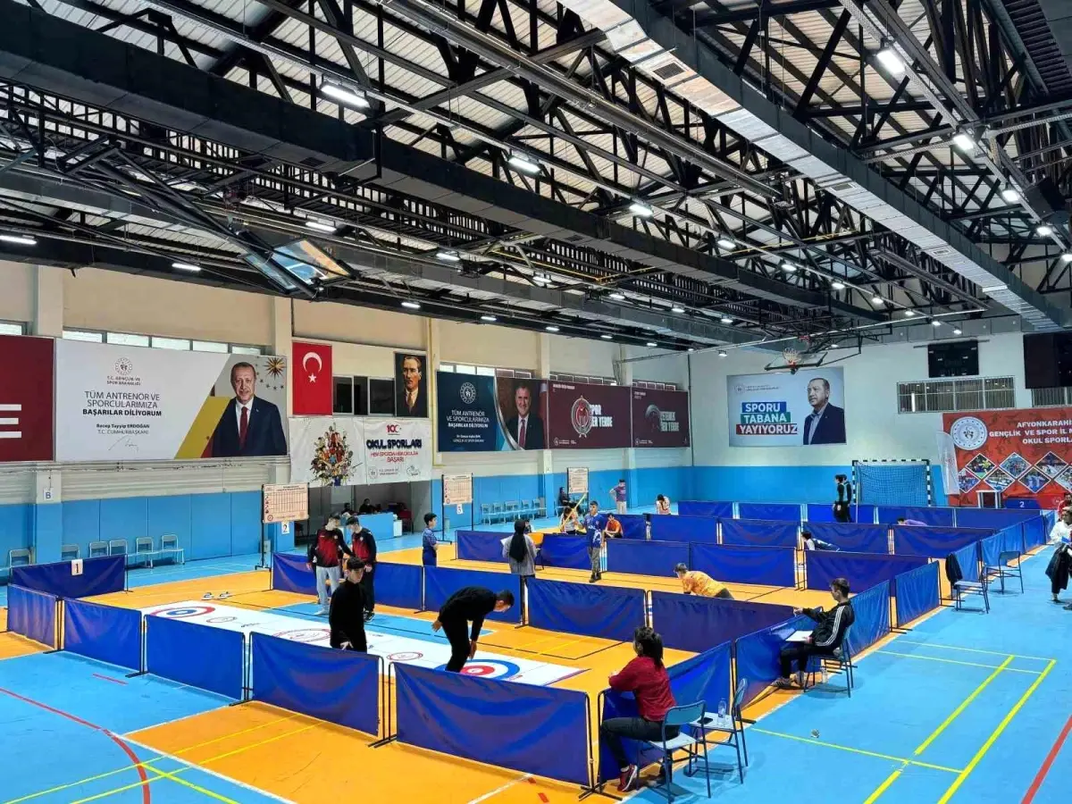 Okul Sporları Floor Curling İl Birinciliği Müsabakaları Sona Erdi