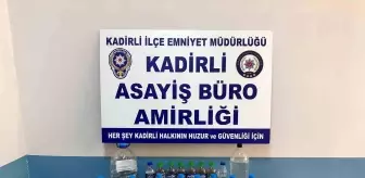 Osmaniye'de Yılbaşı Operasyonu: 58 Litre Etil Alkol ve 225 Litre Sahte İçki Ele Geçirildi