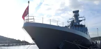 TCG Büyükada Korveti Yeni Yılda Görev Başında