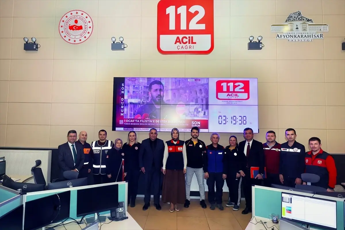 Vali Yiğitbaşı, 112 Acil Çağrı Merkezi'ni Ziyaret Etti