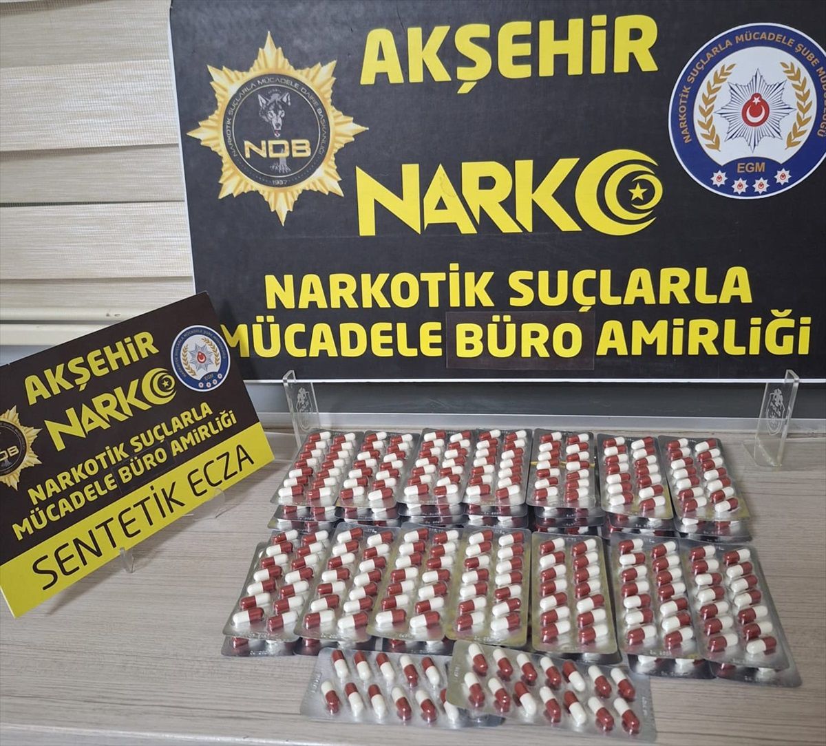 Konya'da Yolcu Otobüsünde Uyuşturucu Hap Ele Geçirildi