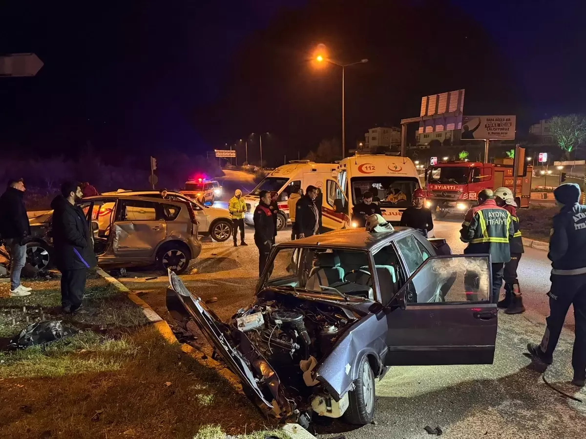 Söke'de Trafik Kazası: 5 Kişi Yaralandı