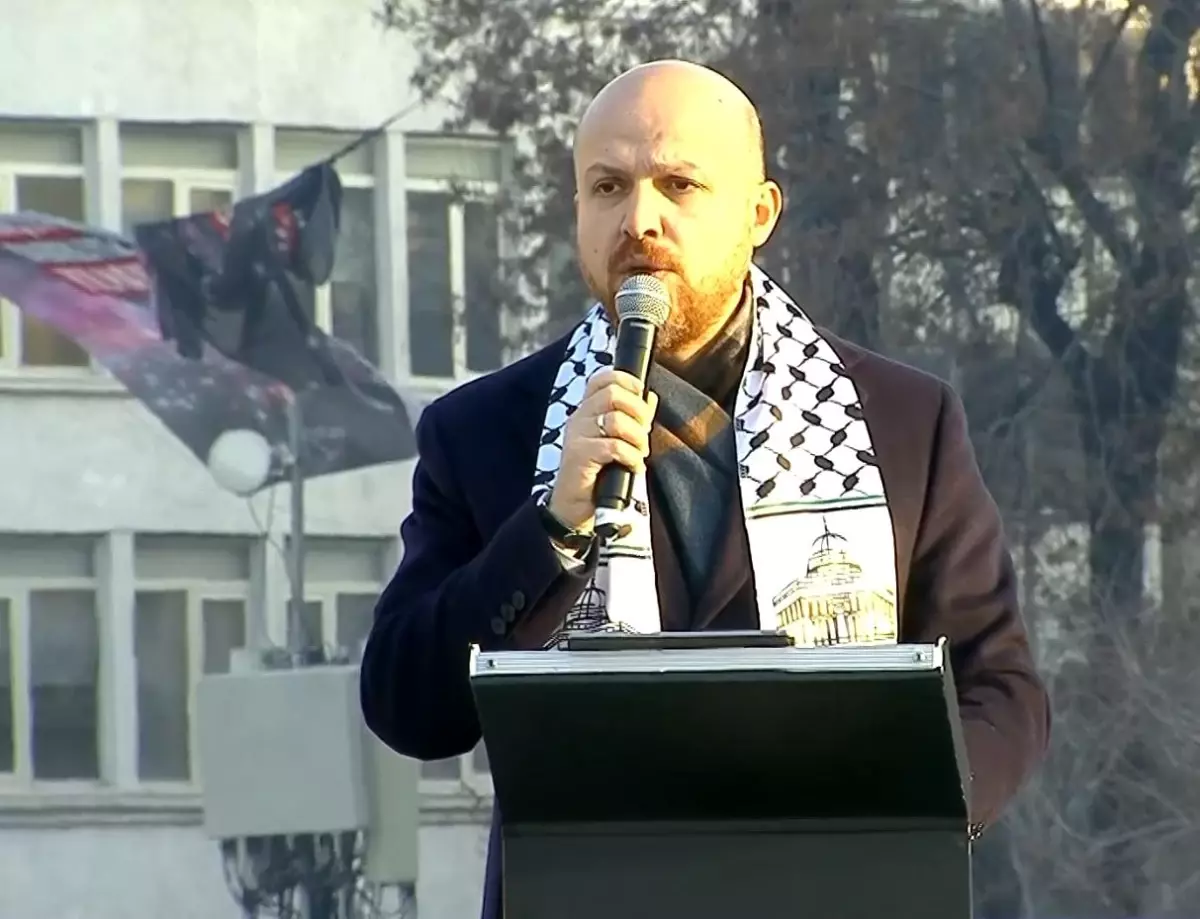 Bilal Erdoğan Gazze Mitinginde Batılı Değerleri Eleştirdi