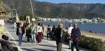 Muğla'nın Sahillerinde Yeni Yıl Yoğunluğu