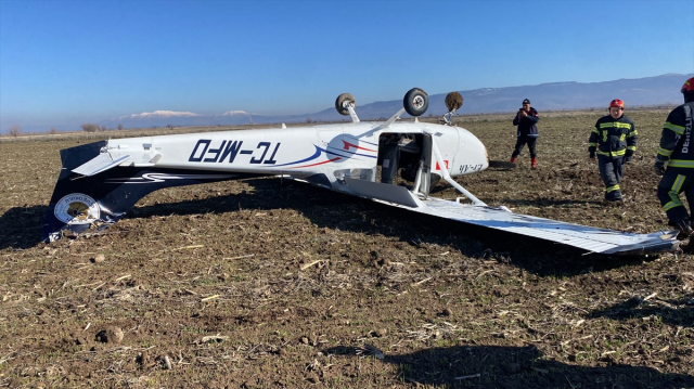 The training aircraft made a hard landing in Denizli: 1 injured