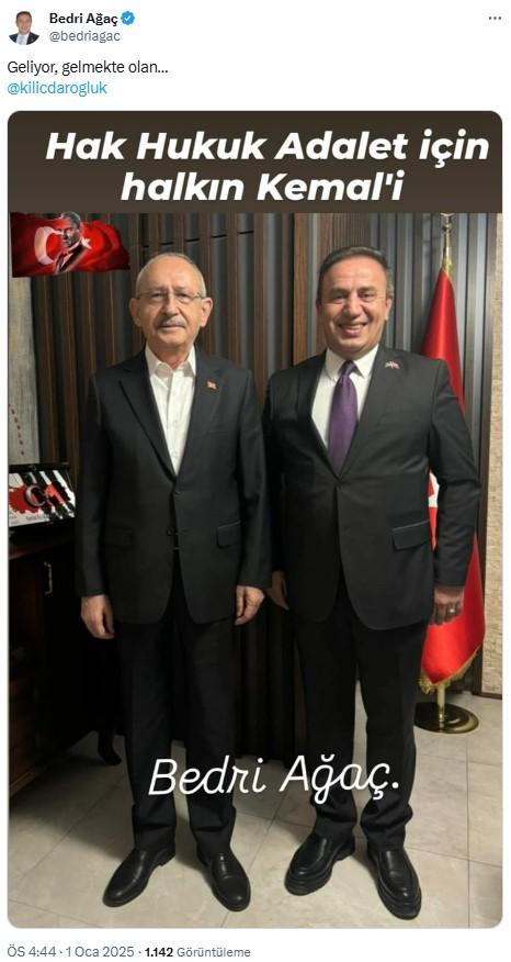 A post that suggests Kılıçdaroğlu is returning