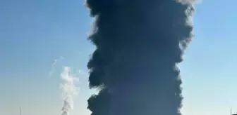 Kırklareli'nde oyuncak fabrikasında yangın! Dumanlar gökyüzünü kapladı