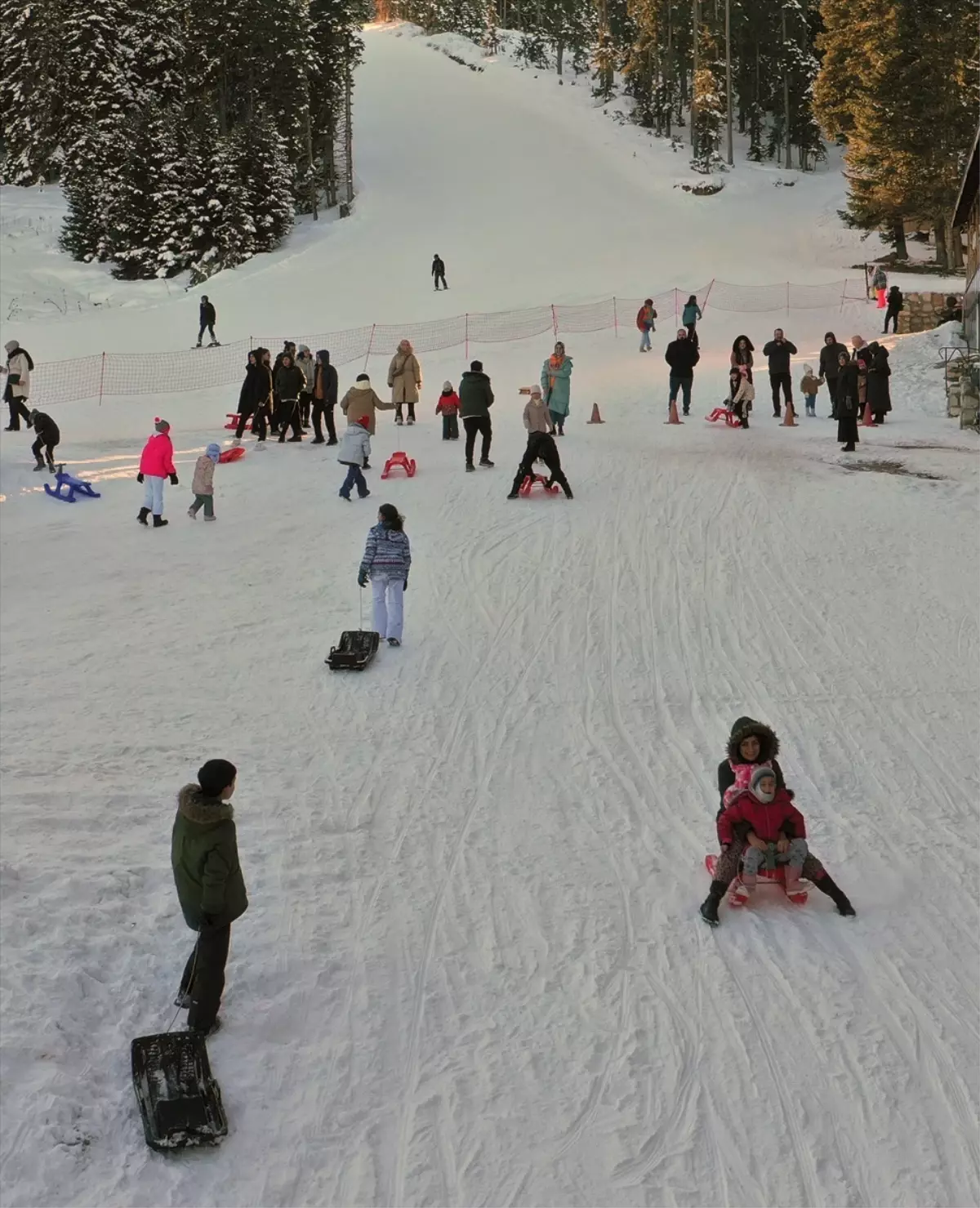 Ilgaz Dağı Kayak Merkezi'nde Yeni Yıl Yoğunluğu