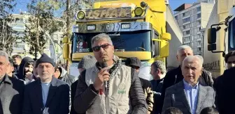 Siirt'ten Suriye'ye 3 Tır İnsani Yardım Gönderildi