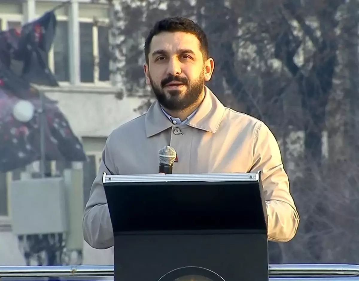 TÜGVA Başkanı Beşinci: 'Galata Köprüsü'nden haykırıyoruz, sinmiyoruz, korkmuyoruz; Filistin'i asla unutmuyoruz'