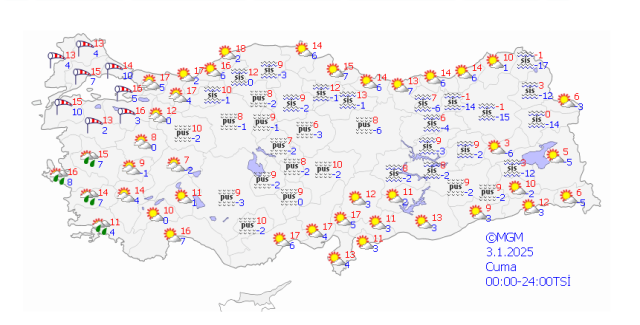 3 Ocak Ankara Hava Durumu: Ankara'da Havanın Nasıl Olacağına Dair Bilgiler