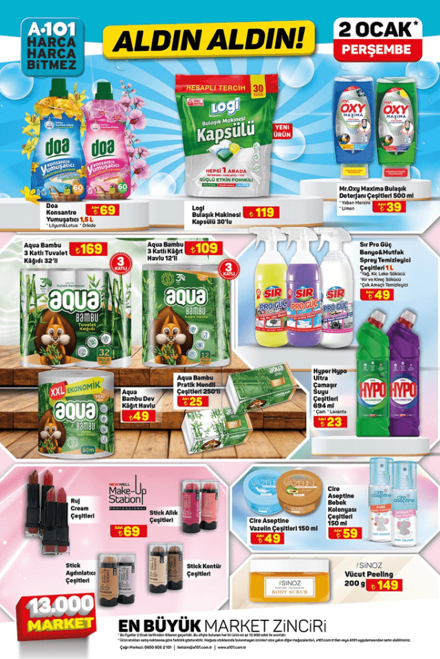A101 2 OCAK AKTÜEL KATALOĞU | 2 Ocak A101 aktüel ürünler neler? A101'e bu hafta hangi ürünler geliyor? A101 2 OCAK AKTÜEL KATALOĞU | 2 Ocak A101 aktüel ürünler neler? A101'e bu hafta hangi ürünler geliyor?