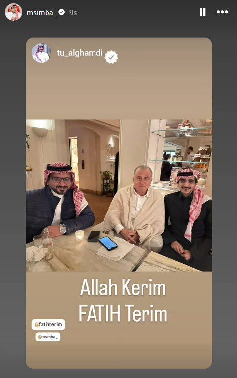 A highly talked-about post by Al Shabab President Almunajem about Fatih Terim