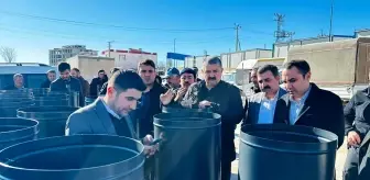 Adıyaman'da 40 Üreticiye Yem Kırma ve Sap Parçalama Makineleri Dağıtıldı