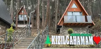 Kızılcahamam'da Soğuksu Bungalovları Ziyaretçilerini Bekliyor