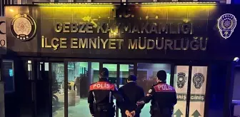 21 Yıl 8 Ay Hapis Cezası Bulunan Hükümlü Gebze'de Yakalandı