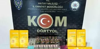 Hatay'da Motosikletten 440 Paket Kaçak Sigara Çıktı